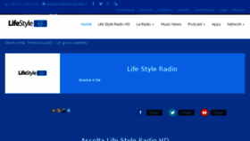 What Radiolifestyle.it website looked like in 2015 (8 years ago)
