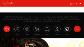 What Rightside.co website looked like in 2015 (8 years ago)