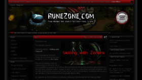 What Runezone.com website looked like in 2015 (8 years ago)