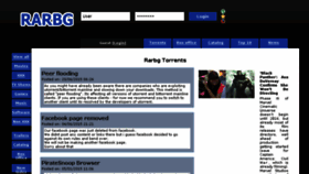 What Rarbgmirror.com website looked like in 2015 (8 years ago)