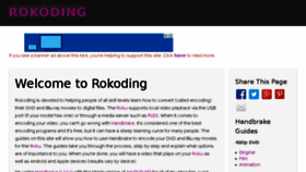 What Rokoding.com website looked like in 2015 (8 years ago)