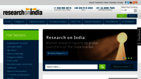 What Researchonindia.com website looked like in 2015 (9 years ago)