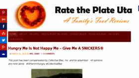 What Ratetheplateutah.com website looked like in 2015 (8 years ago)