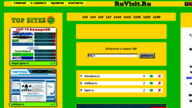 What Ruvizit.ru website looked like in 2015 (8 years ago)
