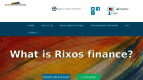 What Rixosfinance.com website looked like in 2015 (8 years ago)