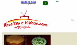 What Receitasevideos.com website looked like in 2015 (8 years ago)