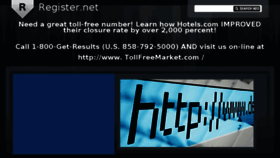 What Register.net website looked like in 2015 (8 years ago)