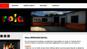 What Rola.com.mx website looked like in 2015 (8 years ago)
