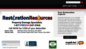 What Restorationresourcesohio.com website looked like in 2015 (8 years ago)