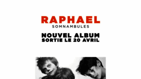 What Raphael.fm website looked like in 2015 (8 years ago)