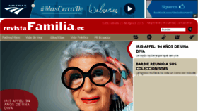 What Revistafamilia.com.ec website looked like in 2015 (8 years ago)