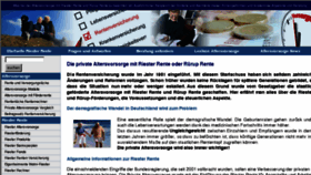 What Ruerup-riester-rente.net website looked like in 2015 (8 years ago)