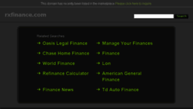 What Rxfinance.com website looked like in 2015 (8 years ago)