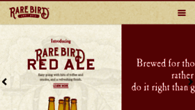 What Rarebirdbeer.com website looked like in 2015 (8 years ago)