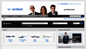 What Randstadprofessionals.be website looked like in 2015 (8 years ago)