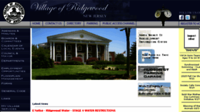 What Ridgewoodnj.net website looked like in 2015 (8 years ago)