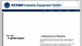 What Rexima.com website looked like in 2015 (8 years ago)