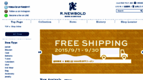 What Rnewbold.com website looked like in 2015 (8 years ago)