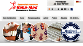 What Reha-med-sinsheim.de website looked like in 2015 (8 years ago)