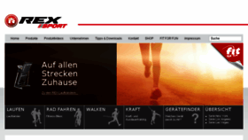 What Rex-sport.de website looked like in 2015 (8 years ago)
