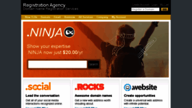 What Registrationagency.com website looked like in 2015 (8 years ago)