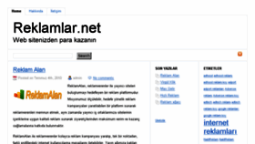 What Reklamlar.net website looked like in 2015 (8 years ago)