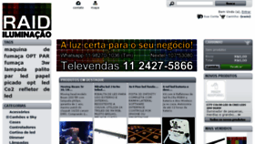 What Raidiluminacao.com.br website looked like in 2015 (8 years ago)