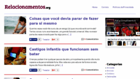 What Relacionamentos.org website looked like in 2015 (8 years ago)