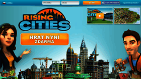 What Risingcities.cz website looked like in 2015 (8 years ago)