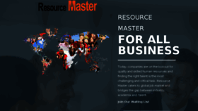 What Resourcemaster.com website looked like in 2015 (8 years ago)
