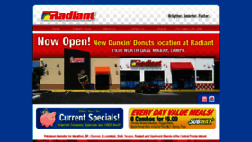 What Radiant.com website looked like in 2015 (8 years ago)