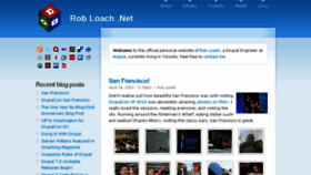 What Robloach.net website looked like in 2015 (8 years ago)