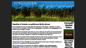 What Rouwgedichten.nl website looked like in 2015 (8 years ago)