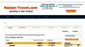 What Reisen-travel.com website looked like in 2015 (8 years ago)