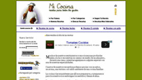 What Recetasmicocina.com website looked like in 2015 (8 years ago)