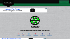 What Rutificador.com website looked like in 2015 (8 years ago)