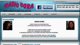 What Radiodora.it website looked like in 2015 (8 years ago)
