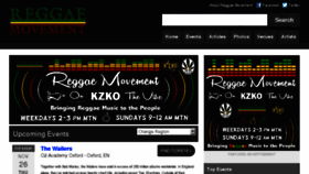 What Reggaemovement.com website looked like in 2015 (8 years ago)