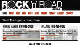 What Rocknroadcycle.com website looked like in 2015 (8 years ago)