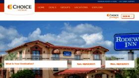 What Rodewayinn.com website looked like in 2015 (9 years ago)