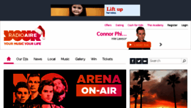 What Radioaire.co.uk website looked like in 2015 (8 years ago)