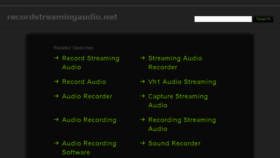 What Recordstreamingaudio.net website looked like in 2015 (8 years ago)