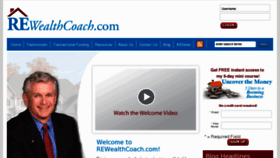 What Rewealthcoach.com website looked like in 2015 (8 years ago)