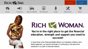 What Richwoman.com website looked like in 2015 (8 years ago)
