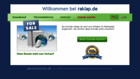 What Raklap.de website looked like in 2015 (8 years ago)