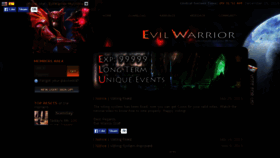 What Rampage.evilwarrior.com website looked like in 2015 (8 years ago)