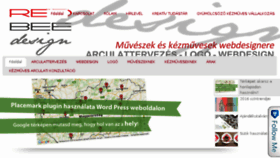 What Redbeedesign.hu website looked like in 2015 (8 years ago)