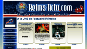 What Reims-actu.com website looked like in 2015 (8 years ago)