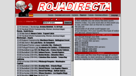 What Rojadirectaes.me website looked like in 2015 (8 years ago)