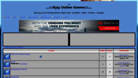 What Rpg0.forum0.net website looked like in 2015 (8 years ago)